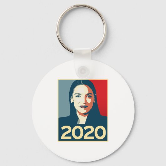 AOC 2020 Propaganda Sleutelhanger (Voorkant)