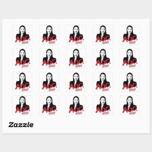 AOC 2020 VIERKANTE STICKER (Vel)