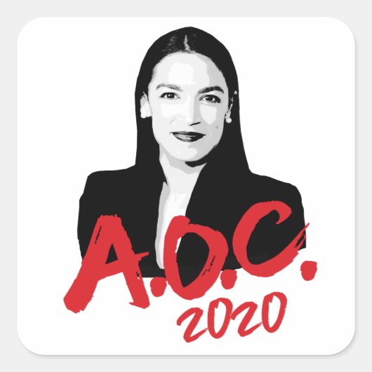 AOC 2020 VIERKANTE STICKER (Voorkant)