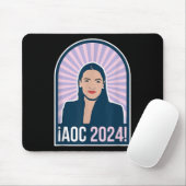 AOC 2024 Amerikaanse Vintage Muismat (Met muis)