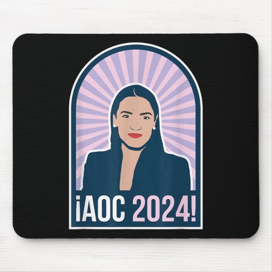 AOC 2024 Amerikaanse Vintage Muismat (Voorkant)