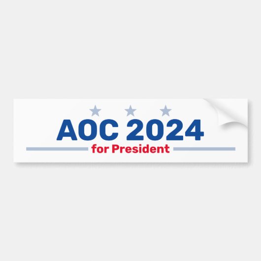 AOC 2024 bumpersticker (Voorkant)