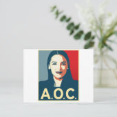 AOC 2024 Propaganda Briefkaart (Staand voorkant)