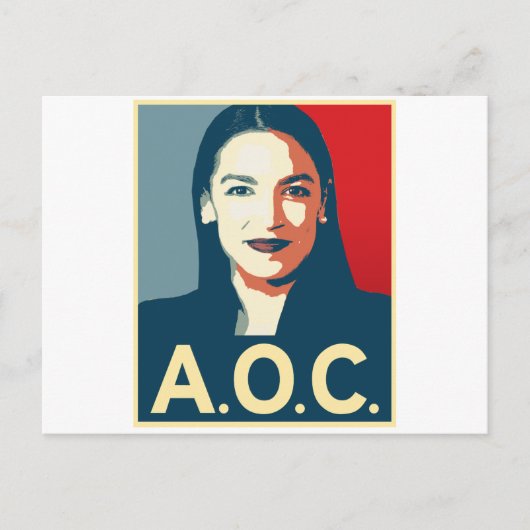 AOC 2024 Propaganda Briefkaart (Voorkant)