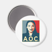 AOC 2024 Propaganda Magneet (Voorkant / Achterkant)