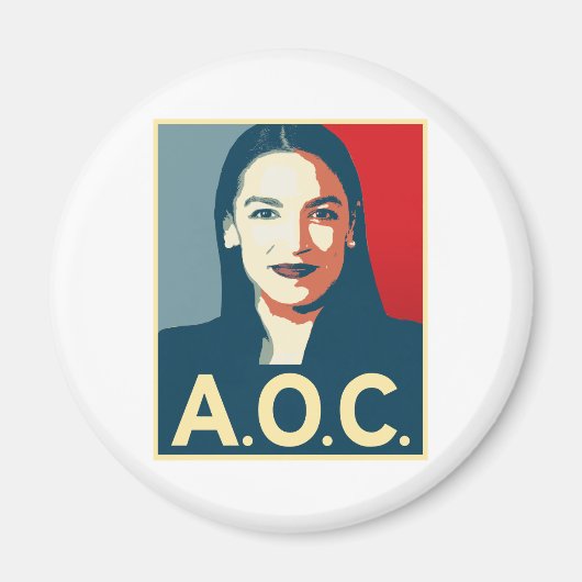 AOC 2024 Propaganda Magneet (Voorkant)