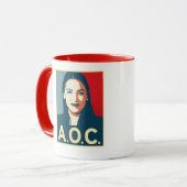 AOC 2024 Propaganda Mok (Voorkant links)