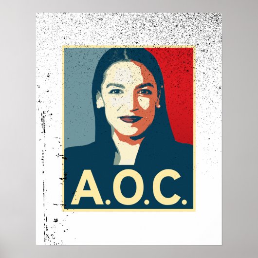 AOC 2024 Propaganda Poster (Voorkant)