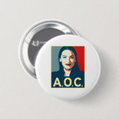 AOC 2024 Propaganda Ronde Button 5,7 Cm (Voorkant /achterkant)