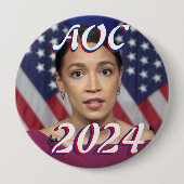 AOC 2024 RONDE BUTTON 4,0 CM (Voorkant)