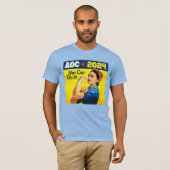 AOC 2024: Ze kan het doen T-shirt (Voorkant volledig)