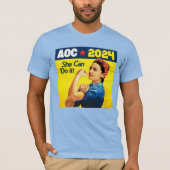 AOC 2024: Ze kan het doen T-shirt (Voorkant)