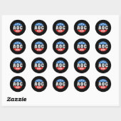 AOC 2028-premie Ronde Sticker (Vel)