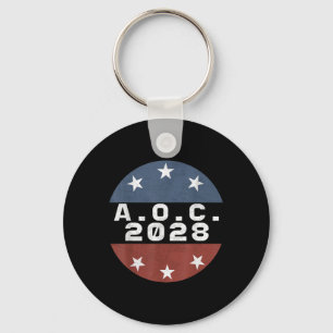 AOC 2028 voor President Alexandria Ocascio-Cortez  Sleutelhanger