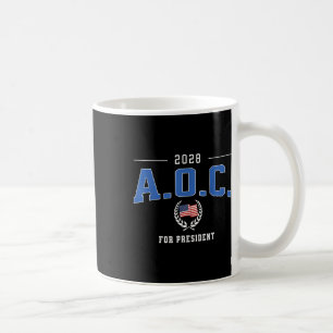 AOC 2028 voor President Alexandria Ocasio-Cortez d Koffiemok