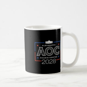 AOC 2028 Witte Huis met lange mouwen Koffiemok
