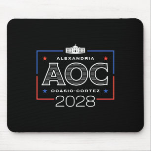 AOC 2028 Witte Huis met lange mouwen Muismat