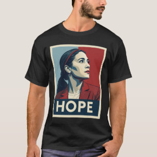 AOC Alexandria Ocasio Cortez 2028 voor President - T-shirt