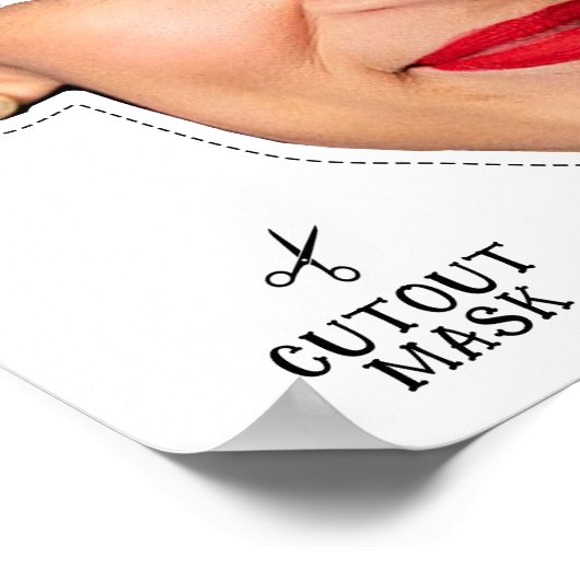 AOC Alexandria Ocasio-Cortez kostuummasker Poster (Hoek)