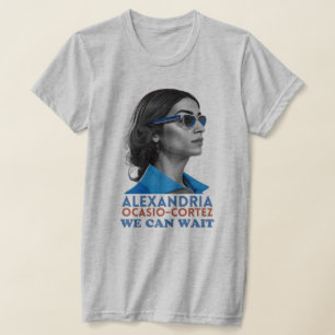 AOC Alexandria Ocasio Cortez Wij kunnen niet wacht T-shirt