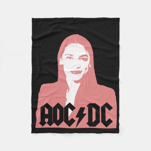 Aoc - Andria Ocasio-cortez - Latina Congress  Fleece Deken (Voorkant)