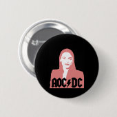 Aoc - Andria Ocasio-cortez - Latina Congress Ronde Button 5,7 Cm (Voorkant /achterkant)