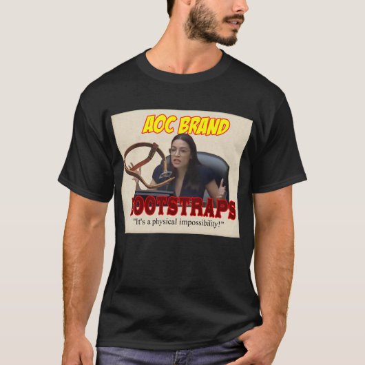 AOC BRAND BOOTSTRAPS AD T-SHIRT (Voorkant)
