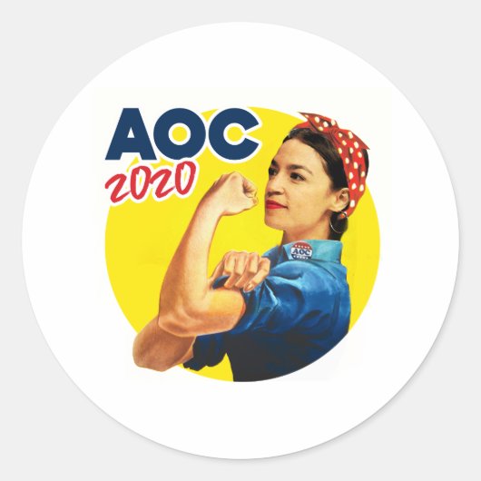 AOC de Riveter 2020 Ronde Sticker (Voorkant)