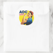 AOC de Riveter 2020 Ronde Sticker (Tas)