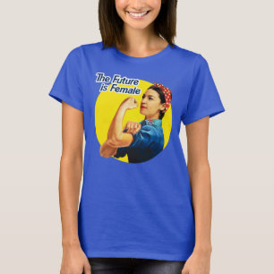 AOC De Riveter: De toekomst is vrouw T-shirt