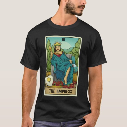 AOC Empress Tarot Card Halloween Costume AOC 2024 T-shirt (Voorkant)