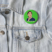 AOC: Green New Deal Button (In situ)