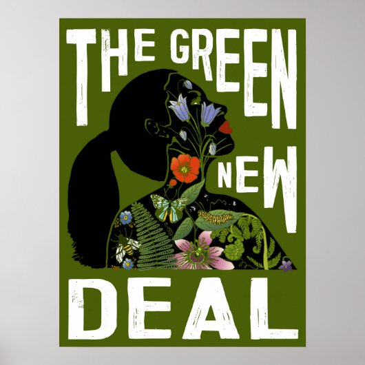 AOC - Green New Deal Poster (Voorkant)