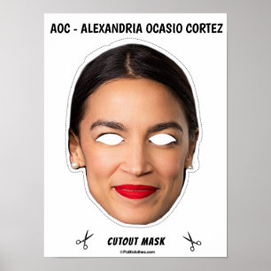 AOC Halloween Masker Poster