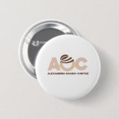 AOC HOOP RONDE BUTTON 5,7 CM (Voorkant /achterkant)