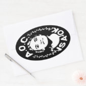 AOC is A-OK Ovale Sticker (Envelop)
