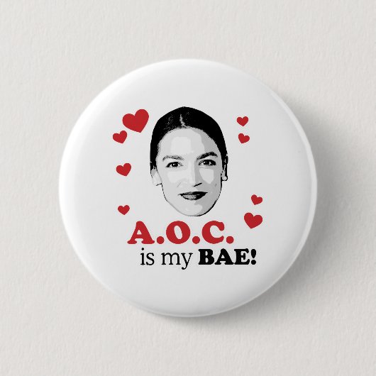 AOC is mijn BAE Ronde Button 5,7 Cm (Voorkant)