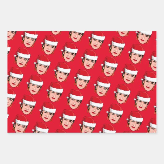 AOC Kerstmis Inpakpapier Vel (Voorkant 3)