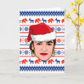 AOC Kerstmis Kaart (Gele Bloem)