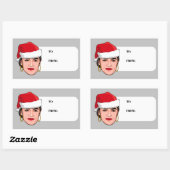 AOC Kerstmis Rechthoekige Sticker (Vel)