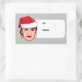 AOC Kerstmis Rechthoekige Sticker (Tas)