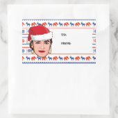AOC Kerstmis Rechthoekige Sticker (Tas)