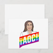 AOC LGBT PRIDE BRIEFKAART (Voorkant / Achterkant)