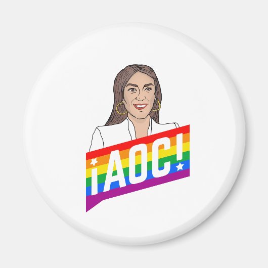 AOC LGBT PRIDE MAGNEET (Voorkant)