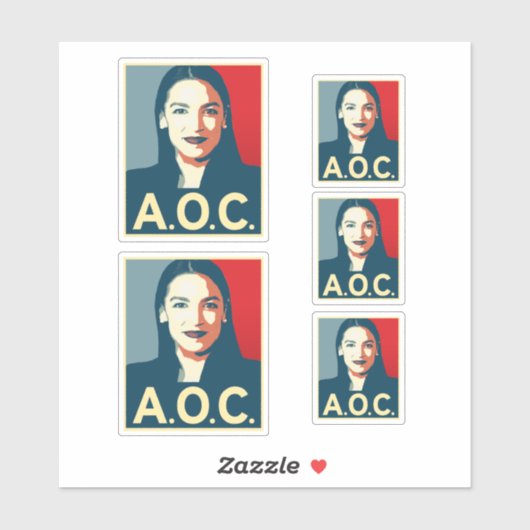 AOC-propaganda Sticker (Vel)
