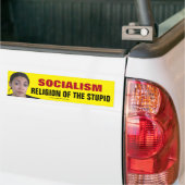AOC-socialistische religie van de stompzinnige Bumpersticker (Op Truck)