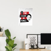 AOC The Future is Vrouw Poster (Thuiskantoor)