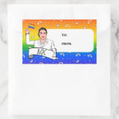 AOC Trots Rechthoekige Sticker (Tas)