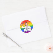 AOC Trots Ronde Sticker (Envelop)