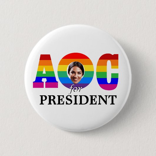 AOC voor President Ronde Button 5,7 Cm (Voorkant)